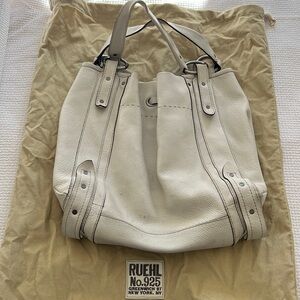 Ruehl Leather Tote